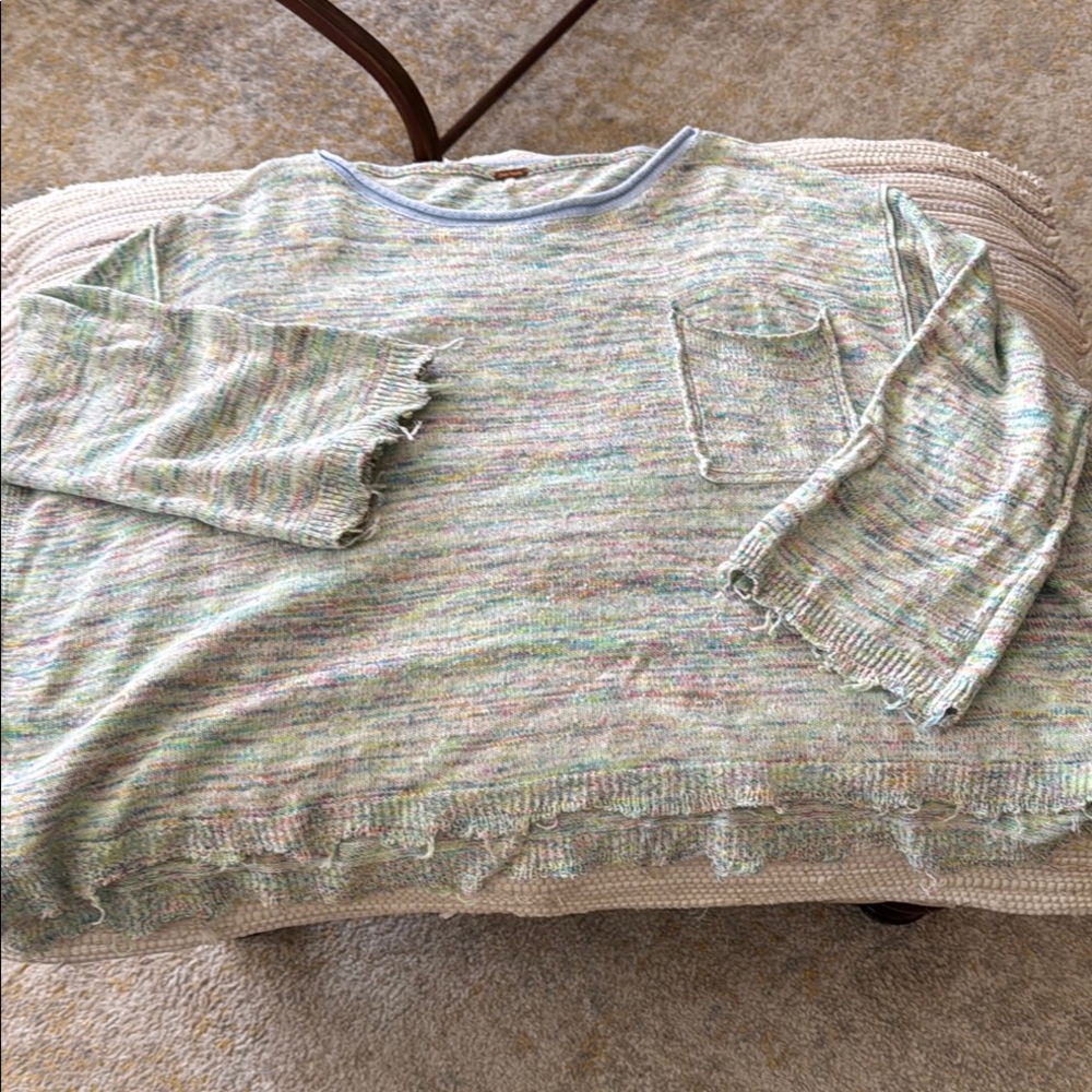 Free People pastel sweater XXL